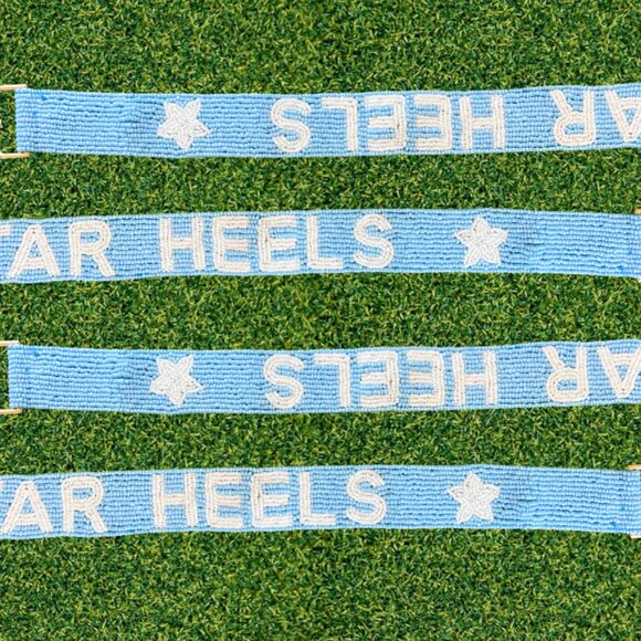 UNC Beaded Purse Strap | UNC Game Day Outfit | Tarheels Beaded Purse Strap - Picture 2 of 2